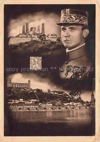 AK / Ansichtskarte BRATISLAVA Pressburg Pozsony SK Stefanikova mohyla na Bradle