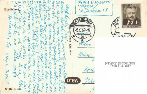AK / Ansichtskarte BRATISLAVA Pressburg Pozsony SK Teilansicht