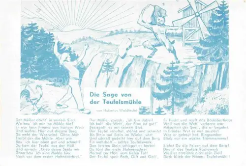 AK / Ansichtskarte BAD HERRENALB Teufelsmuehle