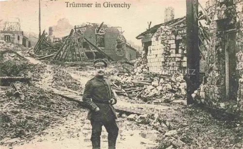 AK / Ansichtskarte Givenchy-en-Gohelle ARRAS 62 Pas-de-Calais Truemmer 1. Weltkrieg Ruines Grande Guerre