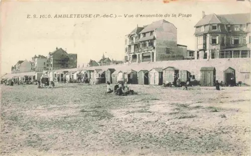 AK / Ansichtskarte Ambleteuse Boulogne-sur-Mer 62 Pas-de-Calais Vue d'ensemble de la plage