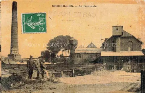 AK / Ansichtskarte Croisilles ARRAS 62 Pas-de-Calais La Sucrerie Industrie