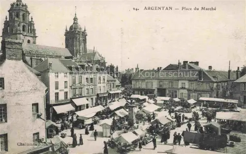 AK / Ansichtskarte ARGENTAN 61 Orne Place du Marché