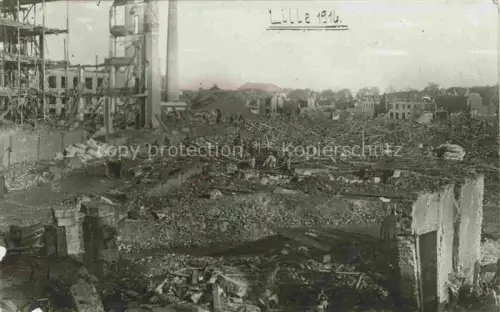 AK / Ansichtskarte LILLE 59 Nord Ruines Grande Guerre Truemmer 1. Weltkrieg