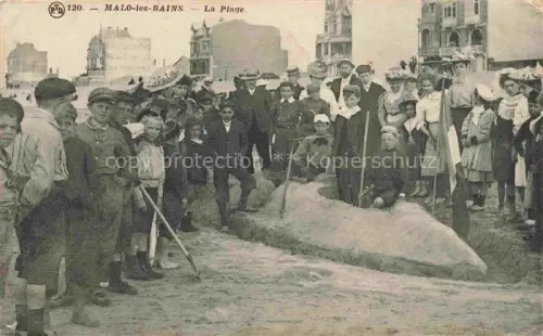 AK / Ansichtskarte Malo-les-Bains Dunkerque 59 Nord La plage