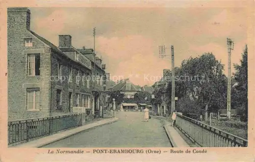 AK / Ansichtskarte Pont-Erambourg Saint-Denis-de-Mere CAEN 14 Calvados Route de Condé