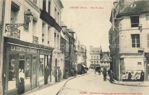 AK / Ansichtskarte Laigle L Aigle Mortagne-au-Perche 61 Orne Rue St. Jean