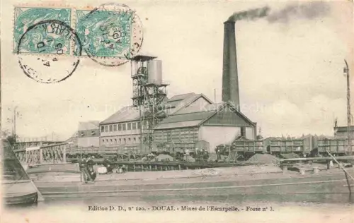 AK / Ansichtskarte DOUAI 59 Nord Mines de l'Escarpelle Fosse No. 3