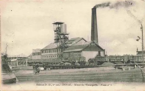 AK / Ansichtskarte DOUAI 59 Nord Mines de l'Escarpelle Fosse No. 3