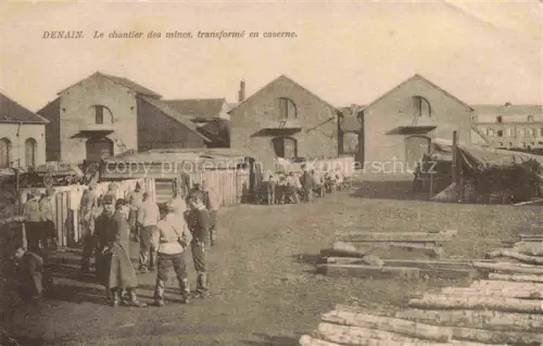 AK / Ansichtskarte Denain Valenciennes 59 Nord Le chantier des mines transformé en caserne