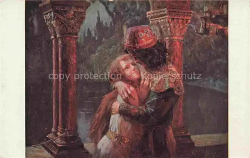 AK / Ansichtskarte BUssIERE Gaston Kuenstlerkarte 4060 Romeo et Juliette Salon de Paris