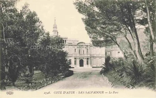 AK / Ansichtskarte San Salvadour Hyeres 83 Var Le parc