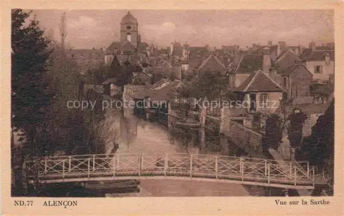 AK / Ansichtskarte ALENCON 61 Orne Vue sur la Sarthe