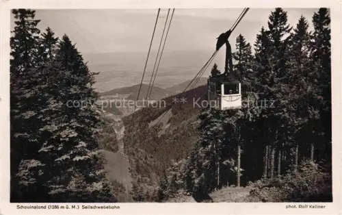 AK / Ansichtskarte Seilbahn Cable-Car Telepherique Schauinsland Bergstation 