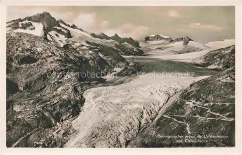AK / Ansichtskarte Gletscher Glacier Glaciar Ghiacciaio-- Rhonegletscher Gelmenhoerner Cieralplistock