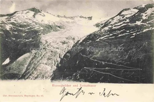 AK / Ansichtskarte Gletscher Glacier Glaciar Ghiacciaio-- Rhonegletscher Jurkastrasse 