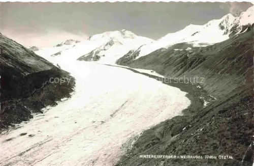 AK / Ansichtskarte Gletscher Glacier Glaciar Ghiacciaio-- Hintereisferner Weiskugel Otztal 