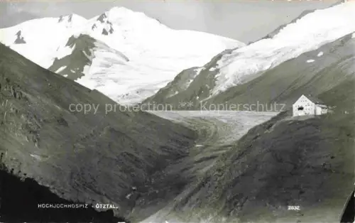 AK / Ansichtskarte Gletscher Glacier Glaciar Ghiacciaio-- Hochjochhospiz Otztal