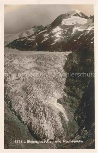AK / Ansichtskarte Gletscher Glacier Glaciar Ghiacciaio-- Rhonegletscher Rhonequelle