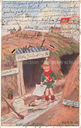 AK / Ansichtskarte Verlag Primus Nr. 1053 im Schuetzengraben H.S.B.  