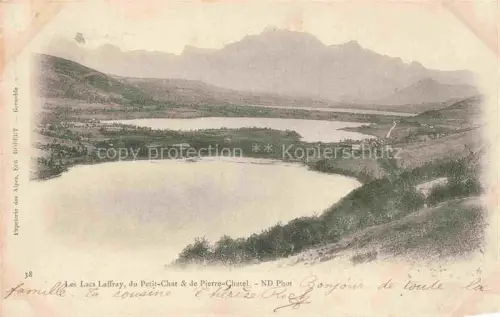 AK / Ansichtskarte Les Lacs Laffray Laffrey GRENOBLE 38 Isere Vue panoramique du Petit-Chat et de Pierre-Chatel
