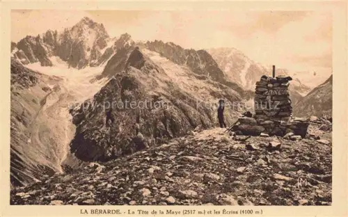 AK / Ansichtskarte La Berarde Saint-Christophe-en-Oisans Grenoble 38 Isere La Tête de la Maye et les Écrins Alpes