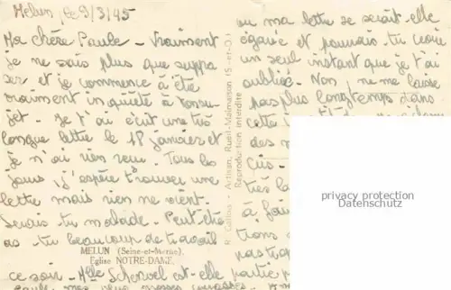 AK / Ansichtskarte Melun 77 Seine-et-Marne Eglise Notre-Dame