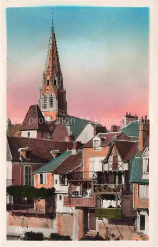 AK / Ansichtskarte Argenton-sur-Creuse Chateauroux 36 Indre Vieilles maisons et l'Église St. Sauveur