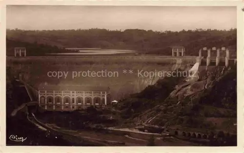 AK / Ansichtskarte Ecuzon Eguzon-Chantome 36 Indre L'usine le barrage et le lac