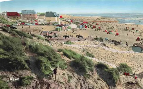 AK / Ansichtskarte Fort-Mahon-Plage Abbeville 80 Somme Vue générale de la plage à marée haute