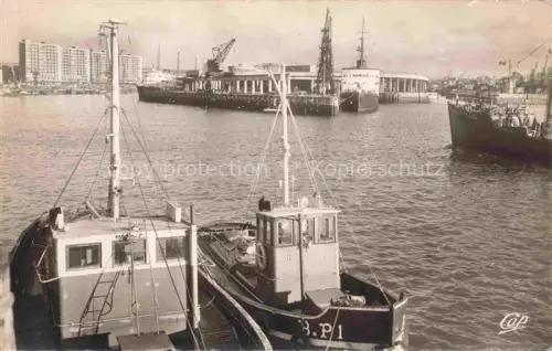 AK / Ansichtskarte BOULOGNE-SUR-MER 62 Pas-de-Calais Entrée du port vers la gare maritime