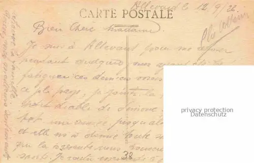 AK / Ansichtskarte Allevard-les-Bains GRENOBLE 38 Isere Vue générale au premier plan le Splendid Hôtel