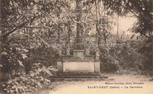 AK / Ansichtskarte Saint-Chef La Tour-du-Pin 38 Isere Le Calvaire Croix