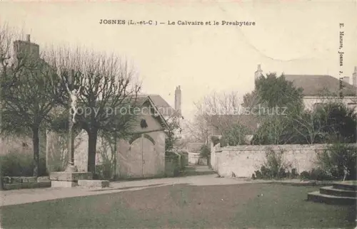 AK / Ansichtskarte Josnes BLOIS 41 Loir-et-Cher Le Calvaire et le Presbytère