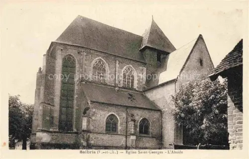 AK / Ansichtskarte Salbris Romorantin-Lanthenay 41 Loir-et-Cher Eglise Saint-Georges l'Abside