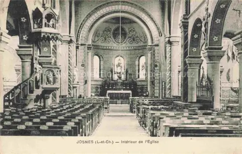 AK / Ansichtskarte Josnes BLOIS 41 Loir-et-Cher Intérieur de l'église