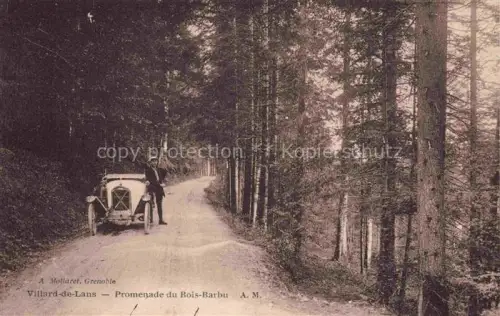 AK / Ansichtskarte Villard-de-Lans GRENOBLE 38 Isere Promenade du Bois-Barbu Automobile