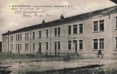 AK / Ansichtskarte St Symphorien Tours 37 Camp d'Aviation Bâtiment C. H. R.