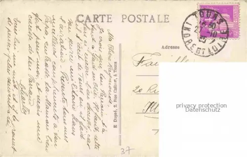 AK / Ansichtskarte St Symphorien Tours 37 Camp d'Aviation Bâtiment C. H. R.