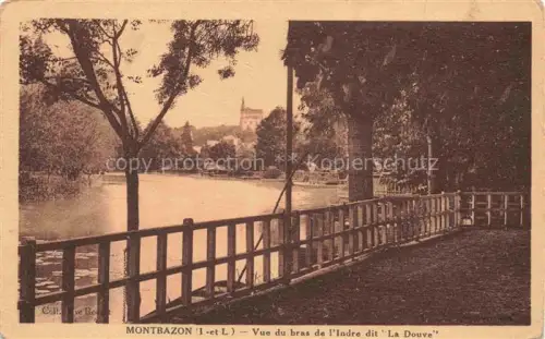 AK / Ansichtskarte Montbazon TOURS 37 Indre-et-Loire Vue du bras de l'Indre dit La Douve