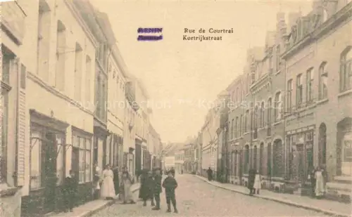 AK / Ansichtskarte Menin Meenen West-Vlaanderen Belgie Rue de Courtrai