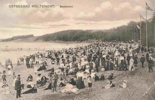 AK / Ansichtskarte Moeltenort Heikendorf Schleswig-Holstein Badestrand