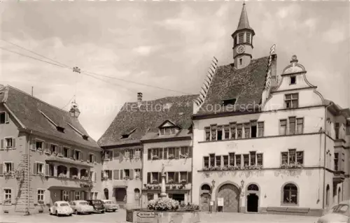 AK / Ansichtskarte Staufen  Breisgau Rathaus historisches Fauststaedtchen am Fusse des Belchen