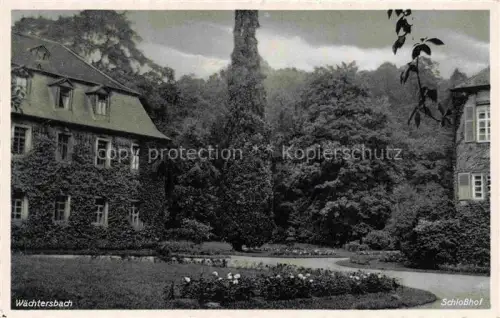 AK / Ansichtskarte Waechtersbach Schlosshof