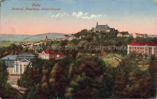 AK / Ansichtskarte FULDA Hessen Stadtsaal Frauenberg Lehrer Seminar