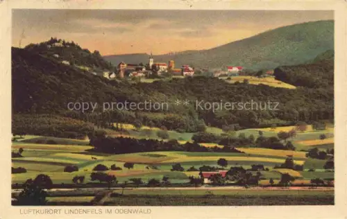 AK / Ansichtskarte Lindenfels Odenwald Hessen Panorama