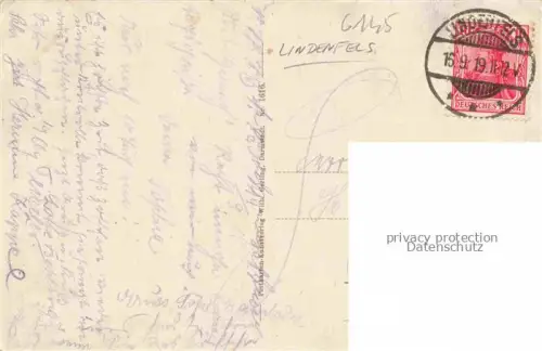 AK / Ansichtskarte Lindenfels Odenwald Hessen Eleonoren Heilstaette Empfangsraum