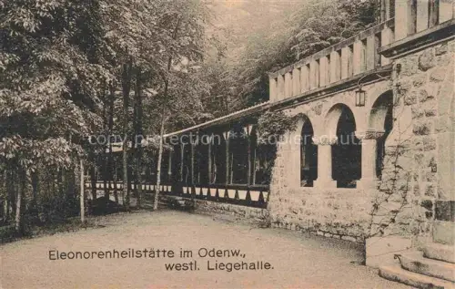 AK / Ansichtskarte Lindenfels Odenwald Hessen Eleonorenheilstaette Westliche Liegehalle