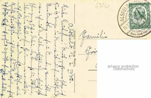 AK / Ansichtskarte Alsfeld Marktplatz