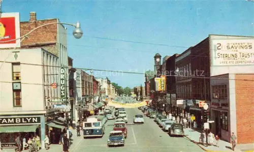 AK / Ansichtskarte Barrie Ontario Canada The Main Street